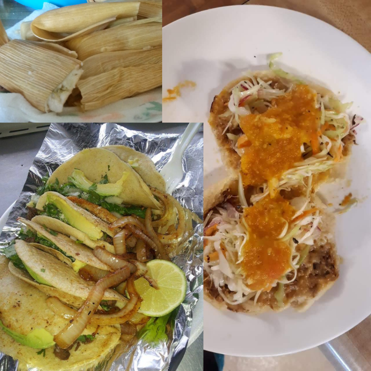 tamales, pupusas, and tacos - oh my!